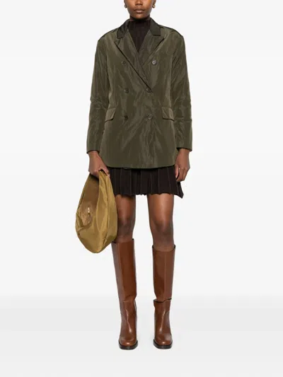 Aspesi Korine Technical Fabric Jacket In Green