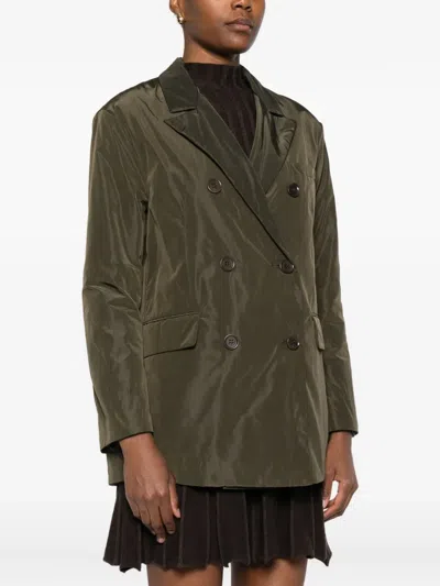 Aspesi Korine Technical Fabric Jacket In Green