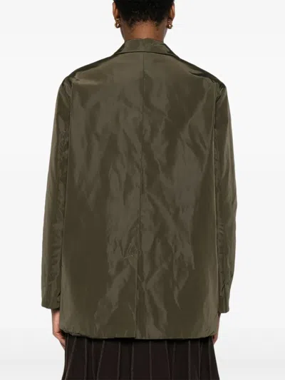 Aspesi Korine Technical Fabric Jacket In Green
