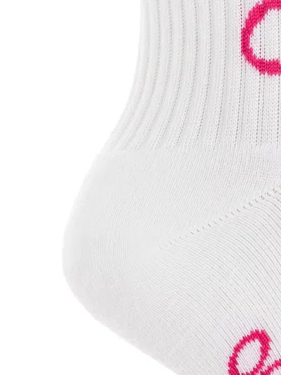 LOGO缀饰针织袜