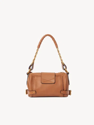 Chloé Chloe Women Biscuit Leather Small Paddington Shoulder Bag In Brown