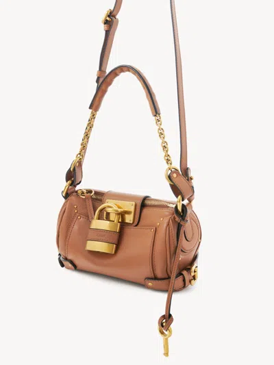Chloé Chloe Women Biscuit Leather Small Paddington Shoulder Bag In Brown