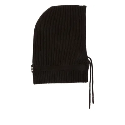 Miu Miu Patterned Hat In Black