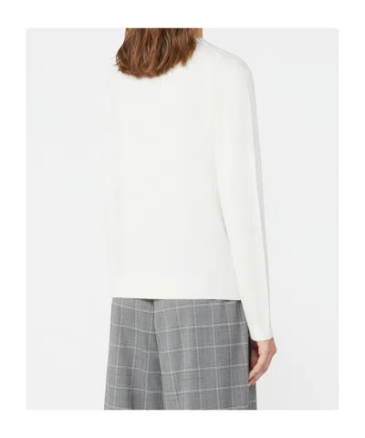 Weekend Max Mara Weekend Pull Ecru In White