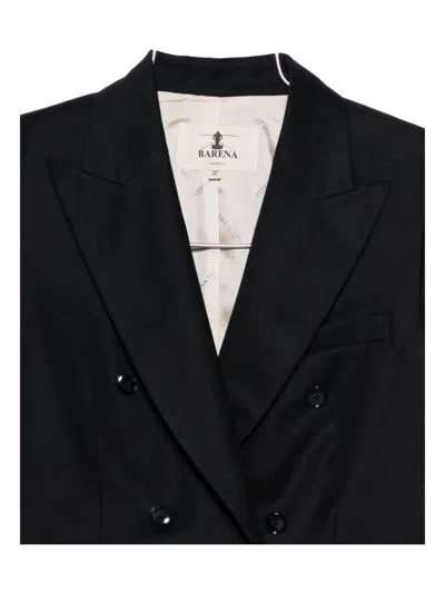 Barena Venezia Barena Double-breasted Jackets In Blue In Black