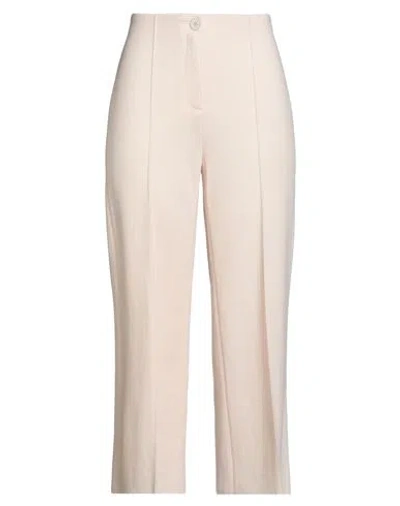 Marc Cain Woman Pants Cream Size 4 Virgin Wool In Neutral