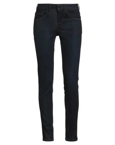 Guess Woman Jeans Blue Size 25w-30l Viscose, Cotton, Lycra, Elastomultiester, Elastane In Blue