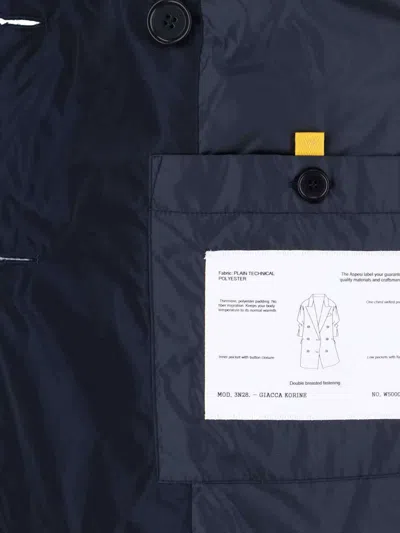 Aspesi Blazer In Denim Di Cotone - Denim In Blue