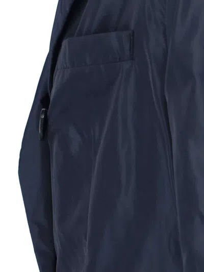 Aspesi Blazer In Denim Di Cotone - Denim In Blue