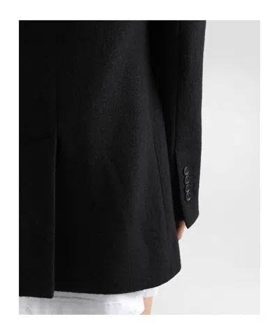 Dolce & Gabbana Double-breasted Jacket Structured Shoulders In Black