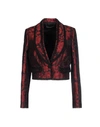 DOLCE & GABBANA DOLCE & GABBANA WOMAN SUIT JACKET BURGUNDY SIZE 4 VISCOSE, ACETATE, POLYESTER, SILK, COTTON,49192258KN 1