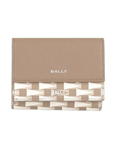 Bally Man Wallet Taupe Size - Leather In Neutral