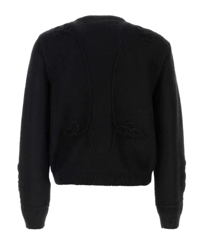 Alexander Mcqueen Viscose Blend Cardigan Featuring Button Detailing In Blue