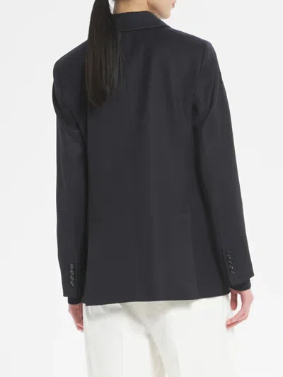 Barena Venezia Double Breasted Tailored Jacket Pockets In Black