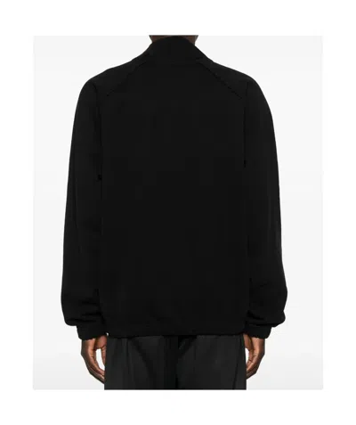 Roa Logo 490gsm Heavy Half Zip Clothing In Black