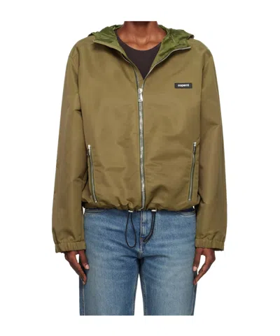 Coperni Logo Patch Casual Jacket In Green