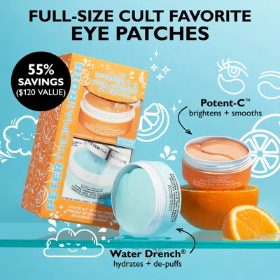 Peter Thomas Roth 2-pc. Vitamin C And Hyaluronic Eye Patches Set In Transparent
