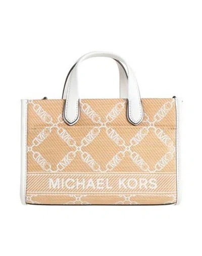 Michael Michael Kors Woman Handbag Sand Size - Polyurethane, Polyester In Sand