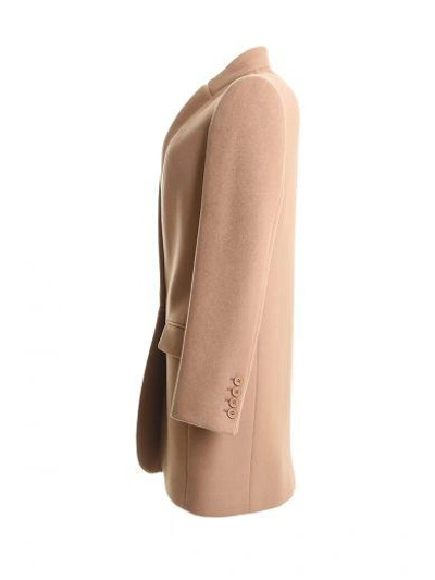 Shop Stella Mccartney Black Wool Bryce Coat In Brown