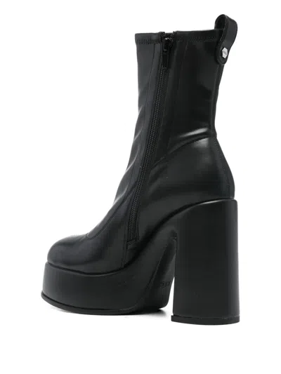Cult 120mm Platform Block-heel Boots In Black