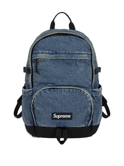 Supreme Denim Backpack In Blue
