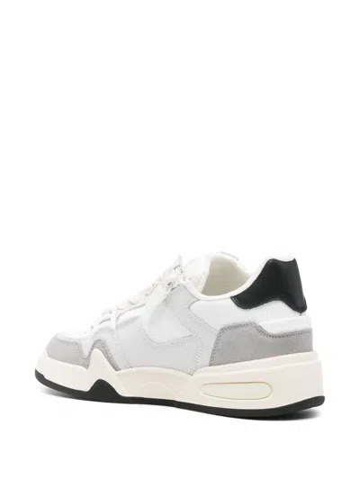 Giuseppe Zanotti Zip-detail Leather Sneakers In White