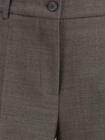 P.a.r.o.s.h P. A.r. O.s. H. Powo Palazzo Trousers In Taupe In Brown