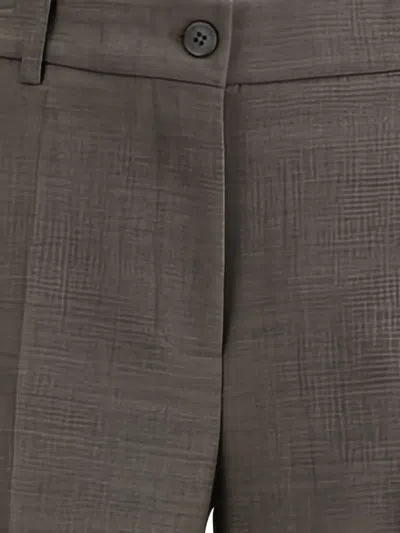 P.a.r.o.s.h P. A.r. O.s. H. Powo Palazzo Trousers In Taupe In Brown