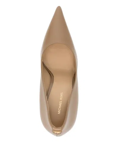 Michael Kors 100mm Elyse Pumps In Brown