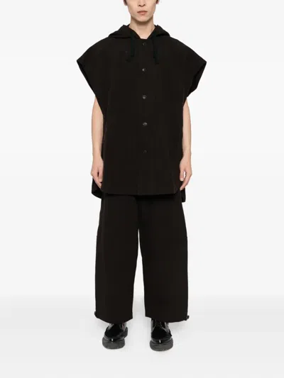 Jan-jan Van Essche Ridged Trousers In Brown