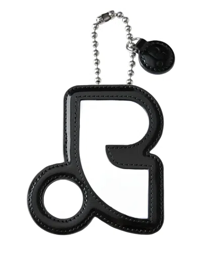 Rest&recreation Mirror-embellished Keyring In Black