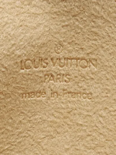 Pre-owned Louis Vuitton 2002 Monogram Pochette Florentine Belt Bag In Brown
