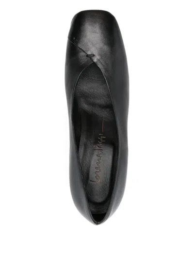 Lorena Paggi Block-heel Square-toe Pumps In Multi