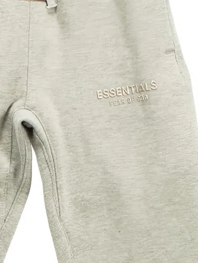 Essentials Logo-detail Track Pants In Gray