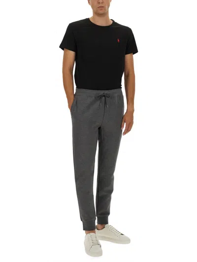 Polo Ralph Lauren Logo Embroidery T-shirt In Black