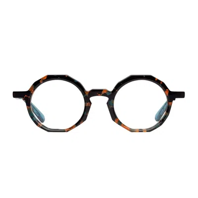 Matttew Nudum 1077 Tartaruga Smeraldo Glasses In Brown
