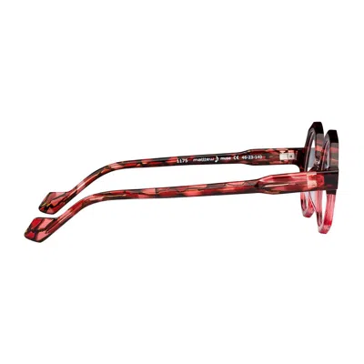 Matttew Muse 1175 Rosa Cristallo Glasses In Brown