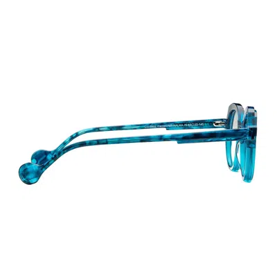 Matttew Halma 1902 Mix Turchese Glasses In Blue