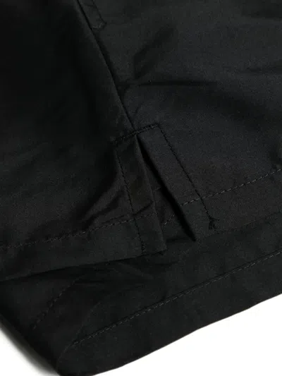 Versace Black Polyester Swimming Shorts In Black