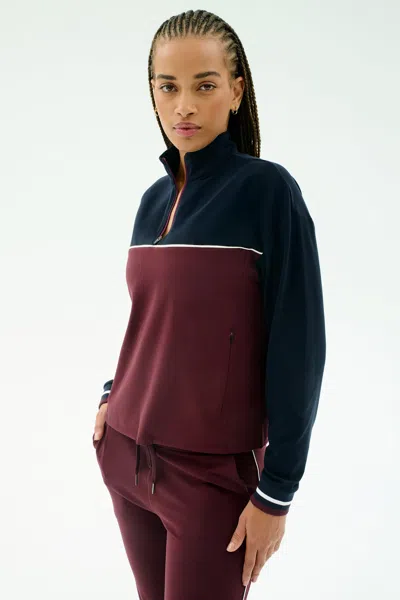 Splits59 Millie Airweight Half Zip In Multi