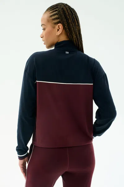 Splits59 Millie Airweight Half Zip In Multi