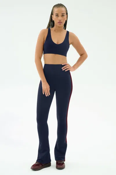 Splits59 Raquel High Waist Flared Legging In Blue