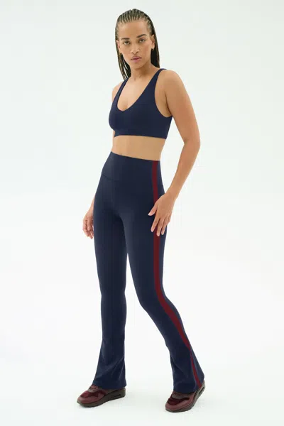 Splits59 Raquel High Waist Flared Legging In Blue