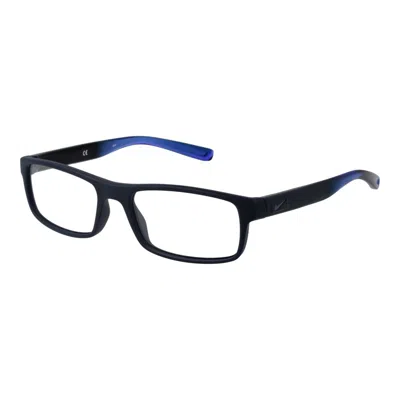 Nike Blue Men Optical Frames In Black