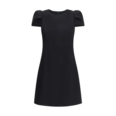 Alexander Mcqueen Short Sleeved Crewneck Mini Dress In Gold