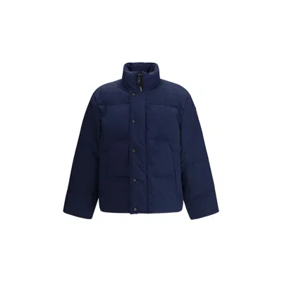 Canada Goose Men Parka Bayview In Blue