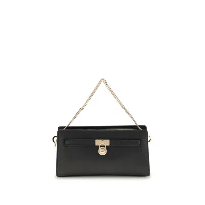 Michael Kors Hamilton Shoulder Bag In Black