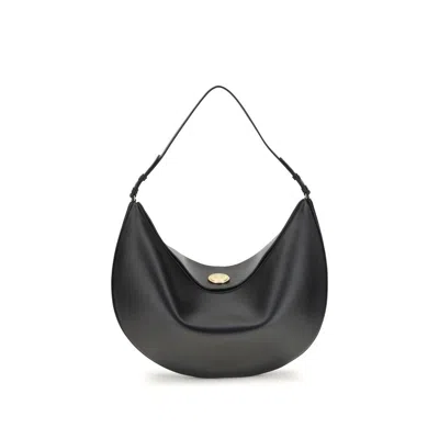 Jacquemus Black Calf Leather Bos Taurus Shoulder Bag