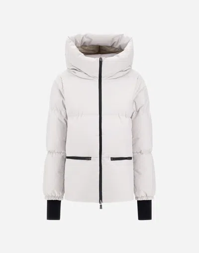 Herno Jacket In 2-layer Windstopper In White