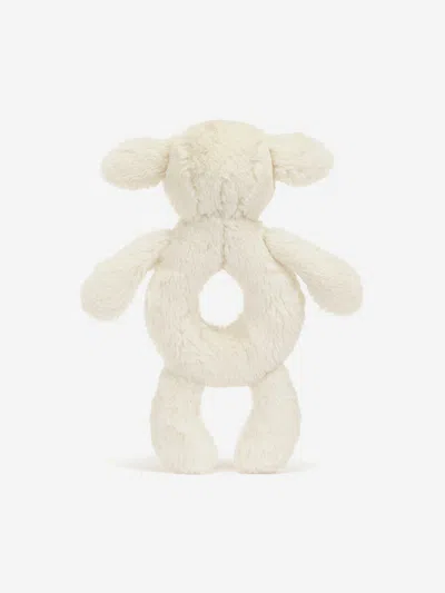 Jellycat Bashful Lamb Ring Rattle In Multi